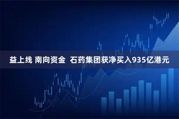 益上线 南向资金  石药集团获净买入935亿港元